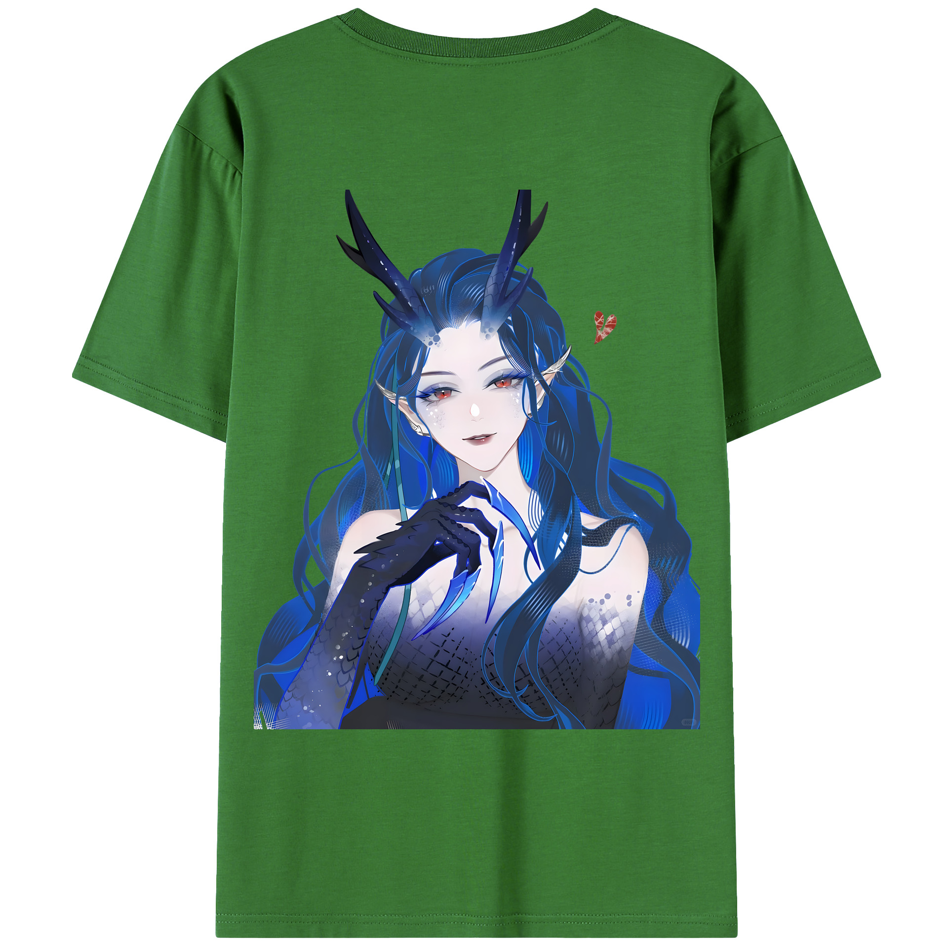 （画像用） Ne Zha 2 ナタ 魔童の大暴れ レディース半袖Tシャツ(バックプリント)